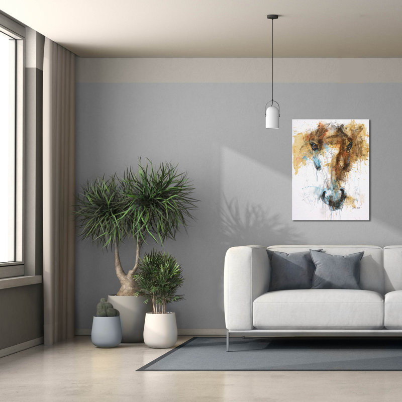 «Epic Graffiti Face to Face 61» par Benedicte Gele, art mural sur toile, 26 po x 34 po, H 34 po x l 26 po