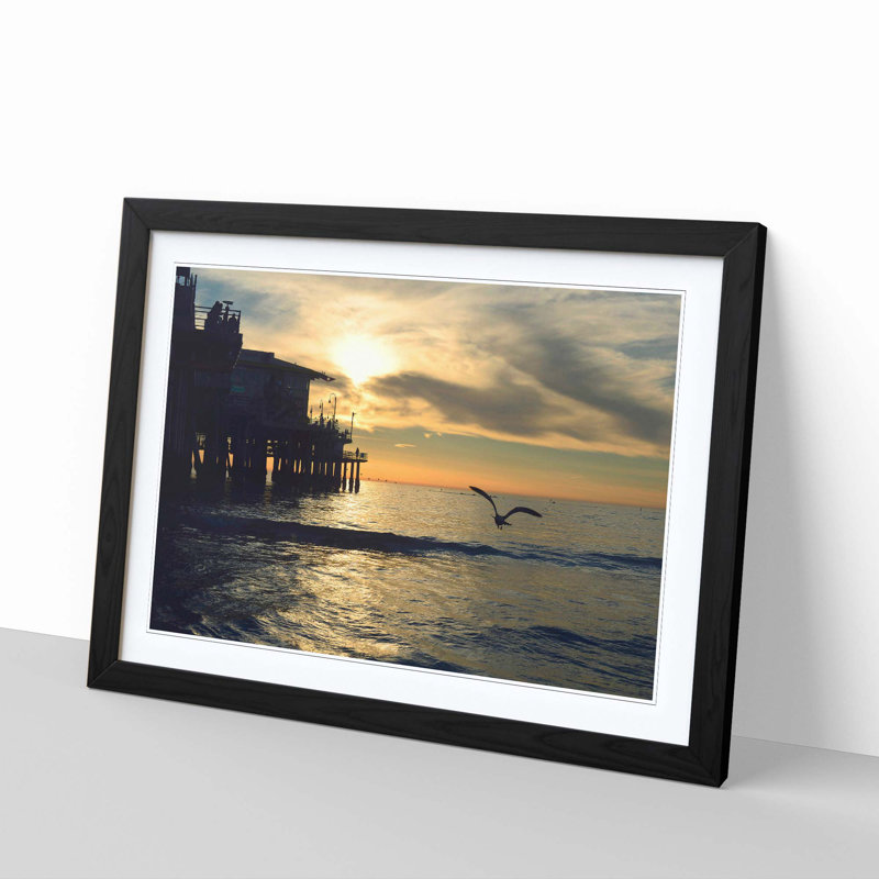 Single Picture Frame Print, Black
