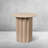 Greenpoint Pleated Metal Side Table-311332210