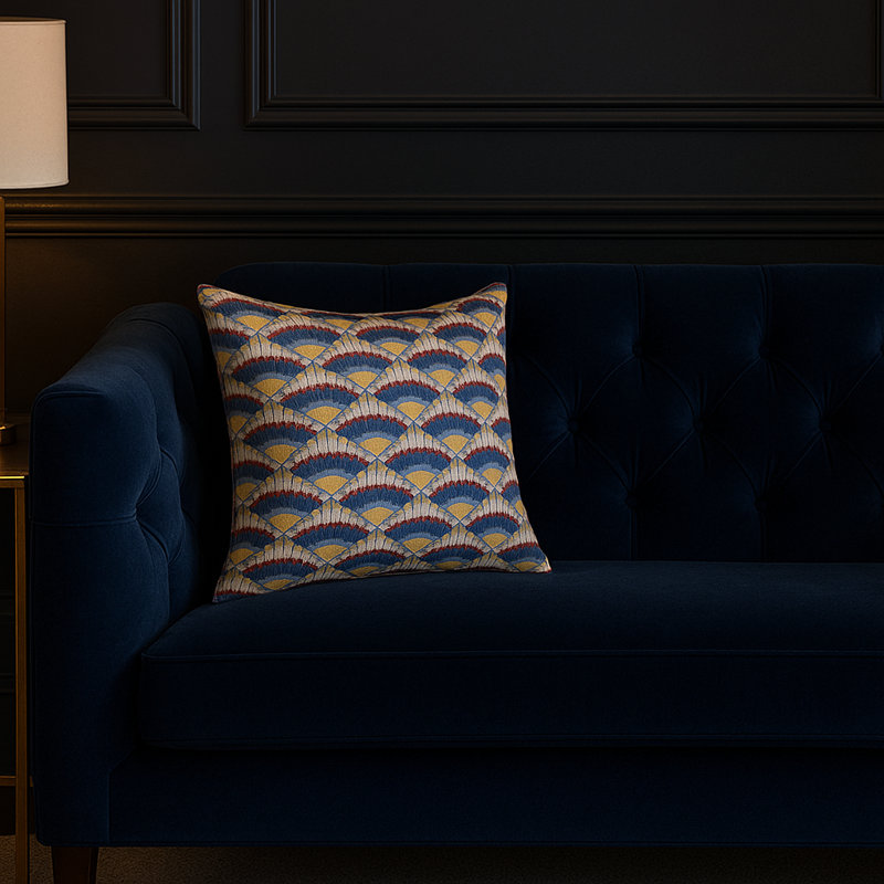 The Met x Ann Gish Maiolica Pillow