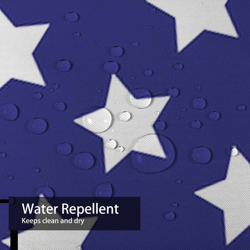 Rideau de douche Patriotic, L 72 po x l 78 po