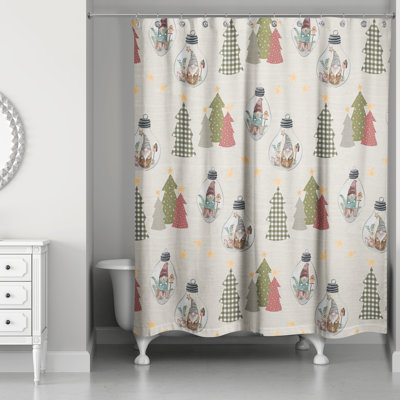 Rideau de douche simple Diyana