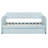 Upholstered Daybed Sofa Bed With Trundle Bed And Wood Slat-1751901622
