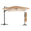 Parasol suspendu en porte-à-faux 10 pi 10 pi