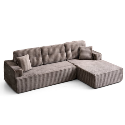 Canapé modulaire en L 4 po