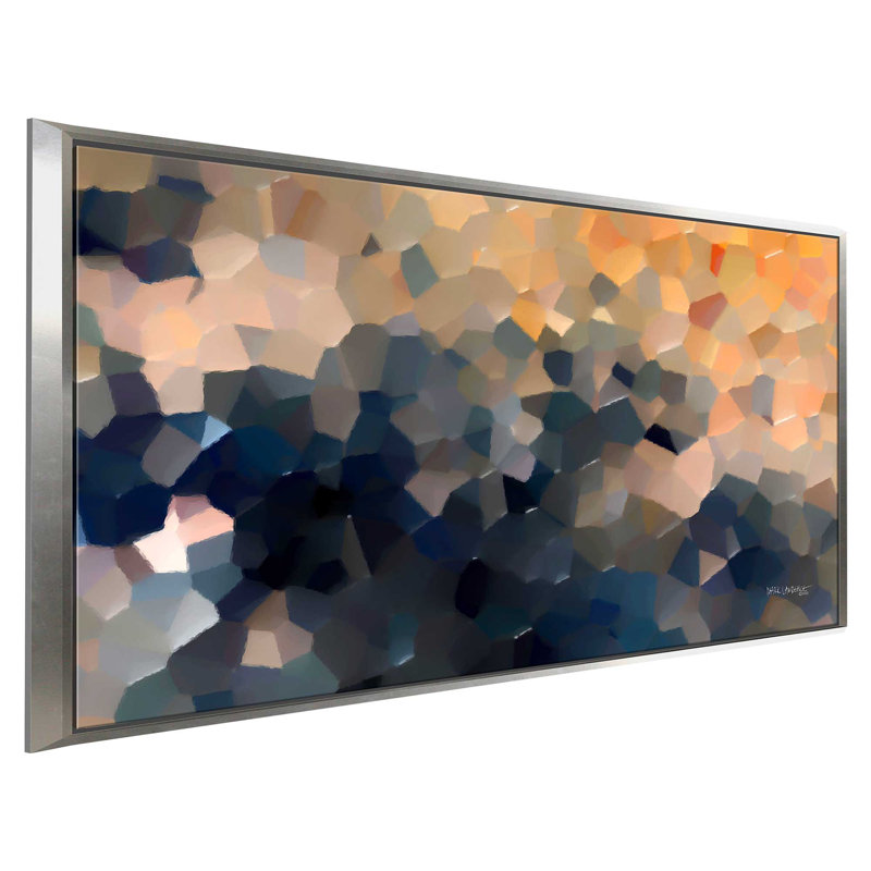Malachie 4: 2 Arise With Healing par Mark Lawrence - impression, Cadre flottant argent, H 31,5 po x l 51,5 po x P 2 po