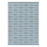 Rug & Kilim’S Scandinavian Style Rug With Blue Geometric Patterns