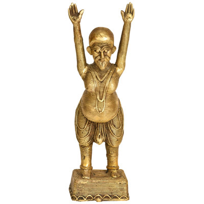 Statue homme tribal yoga