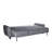 Sealy TruFit Klein Queen Dropback Sofa Sleeper Bed Convertible in Dark Grey with Additional Storage-101925581