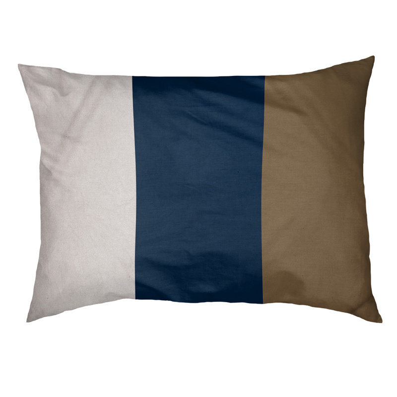 Coussin Los Angeles Anaheim, Moyen (l 40 po x P 30 po x H 6,5 po), Blanc / bleu / or