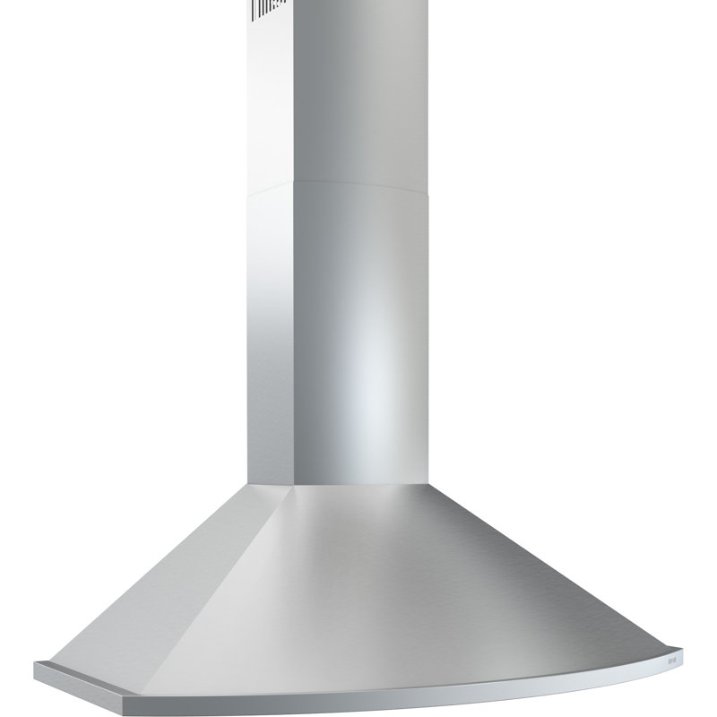 Hotte murale 36 pouces Zephyr Savona 600 CFM avec lumières DEL, Acier Inoxydable