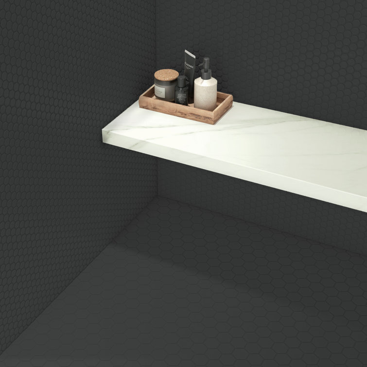 Electro-Funk Matte 2'' W x 2'' L Porcelain Tile Hexagon Mosaic Sheet