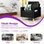 Fauteuil rembourré en similicuir 28 po