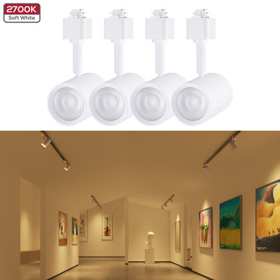 8.5w Led Track Lighting Heads Dimmable, H Type Track Spotlight Fixtures