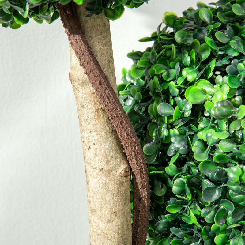Plante artificielle foncée 3: réaliste, 35,5, texture réaliste, plastique, utilisation intérieure et extérieure,