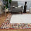 Tapis rayé crème / brun Ethyleen-22363450