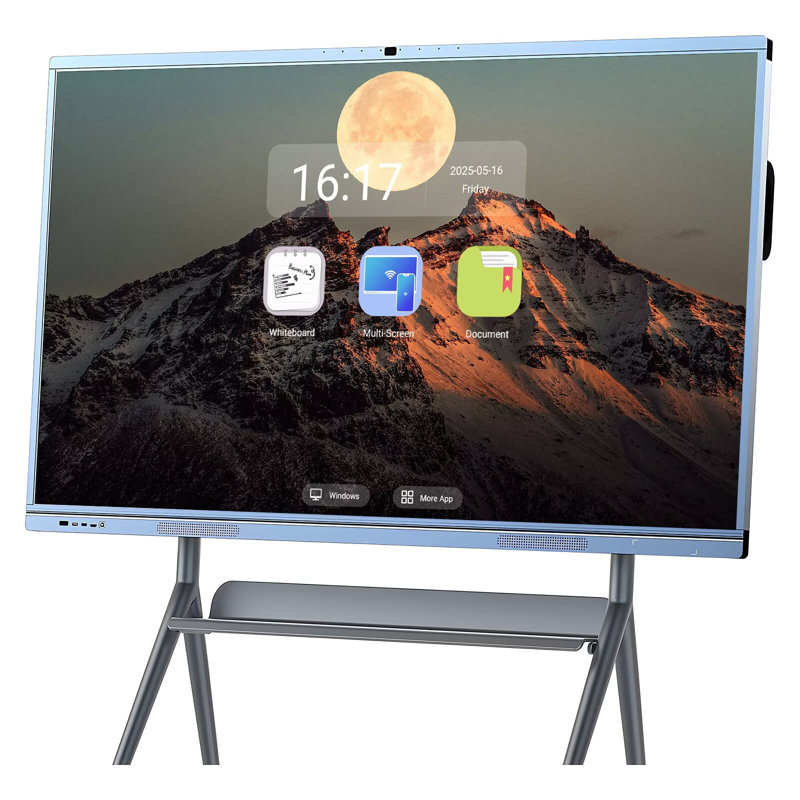 Tableau blanc interactif JYXCN 65 pouces, écran tactile tactile 2160p pour éducation et conférence (avec fixation murale incluse)
