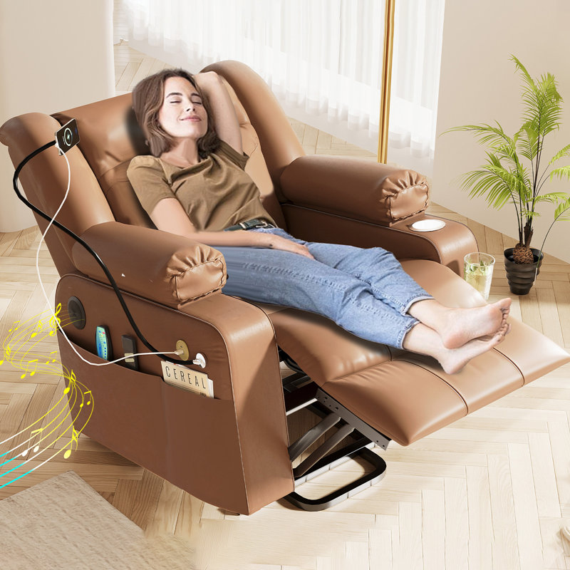 Grand fauteuil inclinable lève-personne électrique