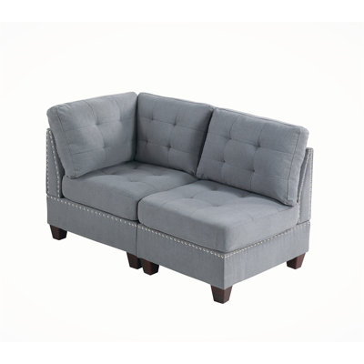 Gulbasha Upholstered 64'' Loveseat