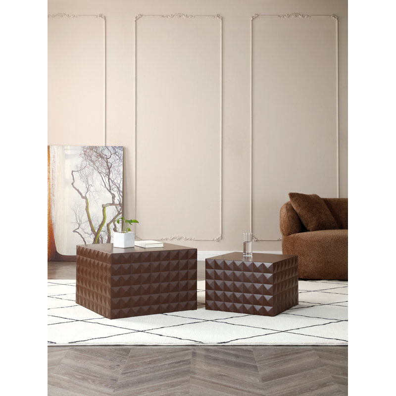 Ensemble de 2 tables gigognes Handcraft