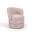 Upholstered Swivel Barrel Chair-1135908024