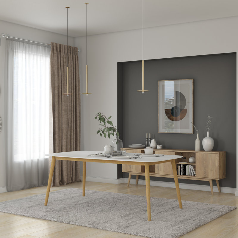 Heder 6 - Person Four Leg Dining Set