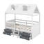 Lit simple en bois-279406594