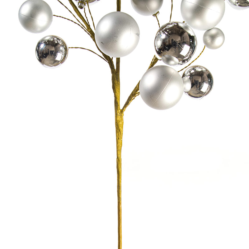 Vaporisateur d'ornement 30 po Vickerman., Argent argent