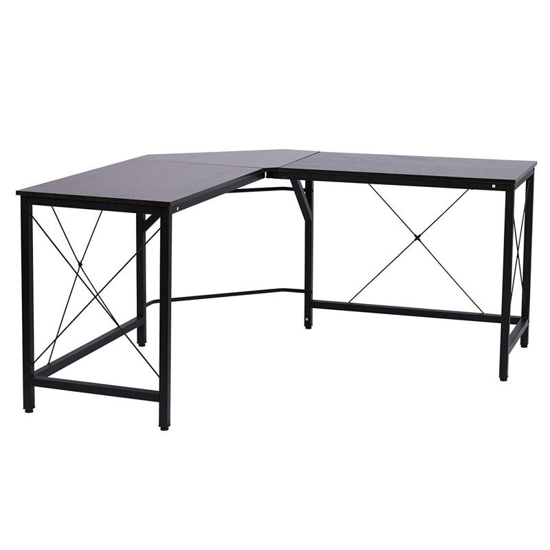 Dinges Corner Executive Desk, Black
