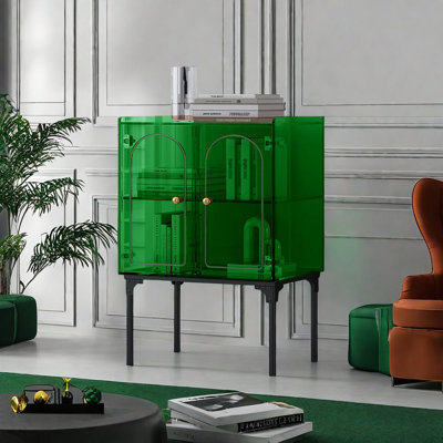 Italian Style Light Luxury Accent Cabinet Accent Cabinet