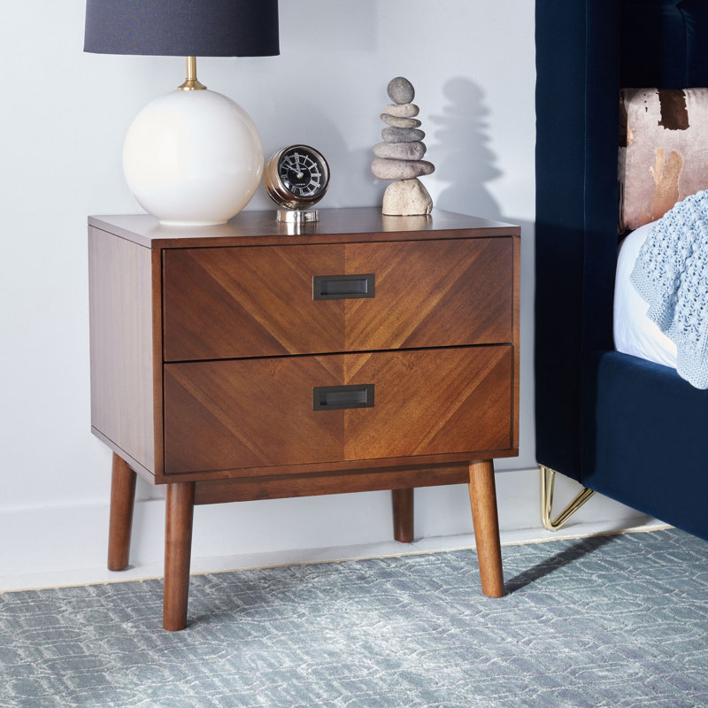 Komon 26'' W Nightstand, Dark Walnut