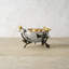 Lovebirds Stainless Steel and Enamelware Nut Bowl