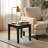 17" Square Heavy-Duty HDPE Outdoor Side Table, Wood-Look Patio Accent Table-1865906979