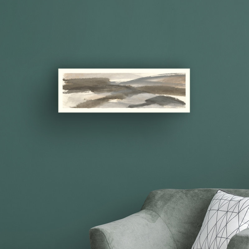 «Brushscape V» par Chris Paschke, impression sur toile panoramique, H 8 po x l 24 po x P 2 po