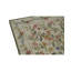 Hand-Knotted High-Quality Ivory, Green, and Red Area Rug