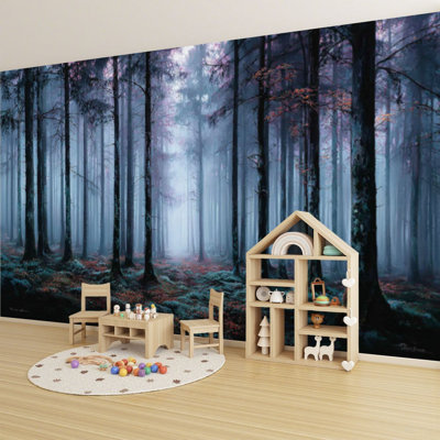 Papier peint adhésif auto-adhésif moderne pour la chambre à coucher L 69 po x l 96 po Peel and Stick