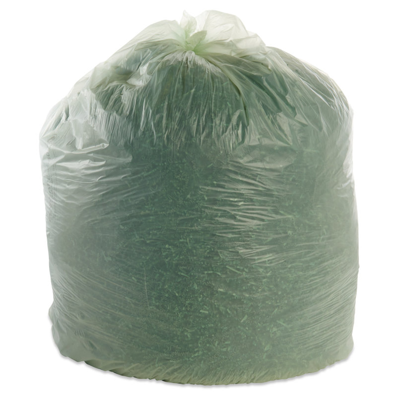 Stout® EcoSafe-6400™ Compostable Bags 64 Gallons Plastic Odor Resistant Compost Bag