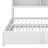 Full Size Metal Daybed With Trundle, Storage Cabinets And USB Ports-106649549