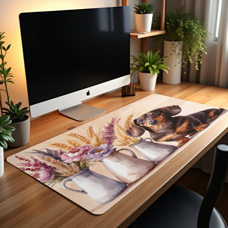Polyester Desk Pad, 31.5x15.5