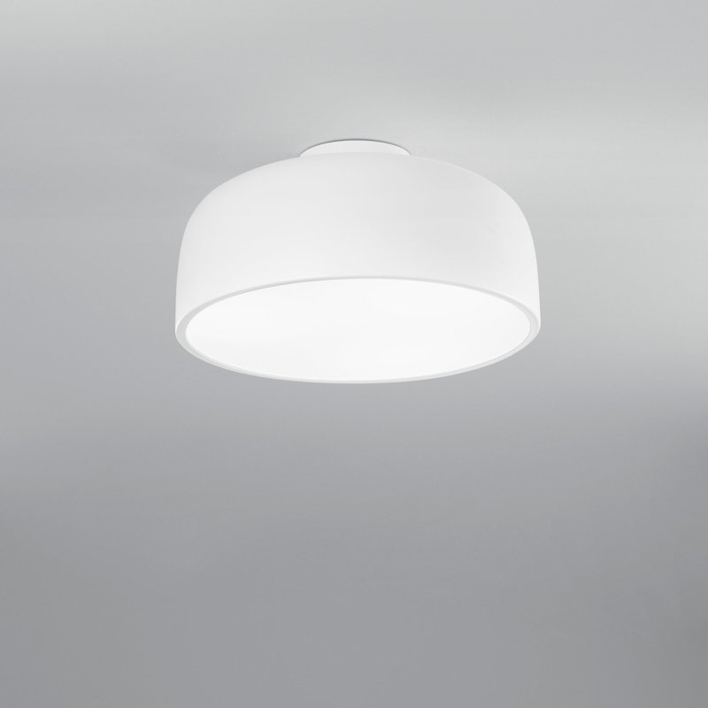 Acrylic Flush Mount, White