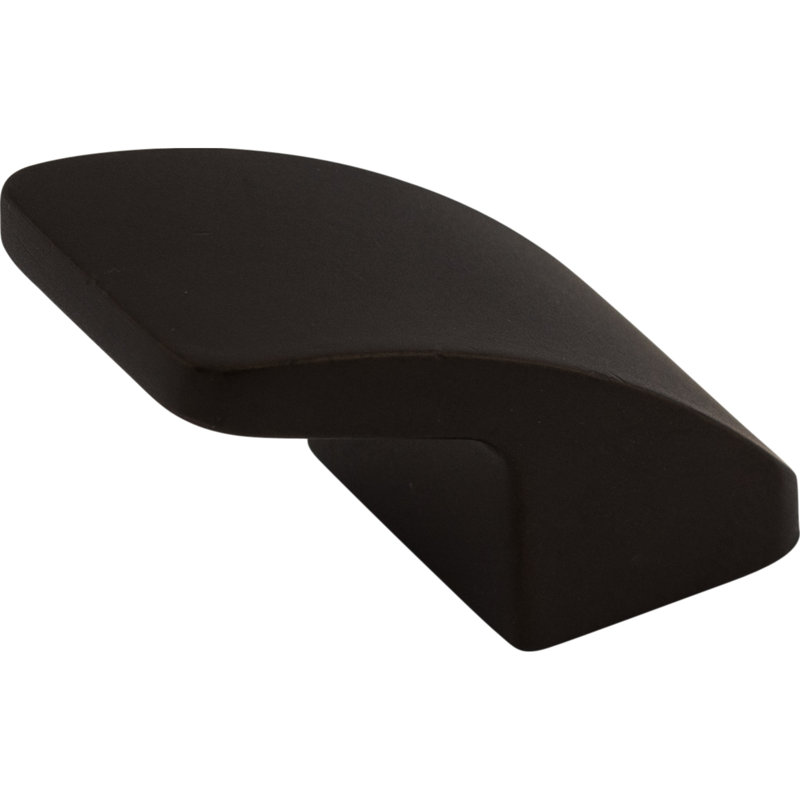 Thumb 1 1/4" Length Novelty Knob, Flat Black