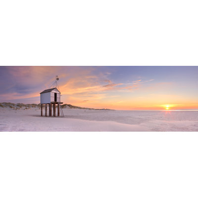 Beach Box Lookout, Lifeguard Stand, Sunset, Sable blanc