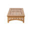 Ensemble de salon de jardin Brynne pour 4 personnes, de style moderne du milieu du siècle, en bois d'acacia, comprenant une causeuse, des fauteuils club et une table basse à lattes, idéal pour l'extérieur.