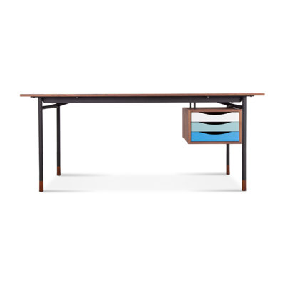Finn Juhl Nyhavn Desk Blue Variant by Corrigan Studio