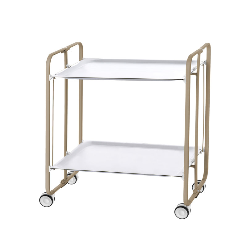 Mald Serving Cart, Sand, White