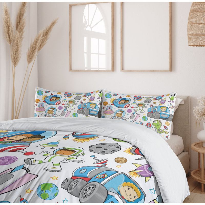 Outer Space [EU ONLY] Duvet Cover Set, Queen Duvet Cover