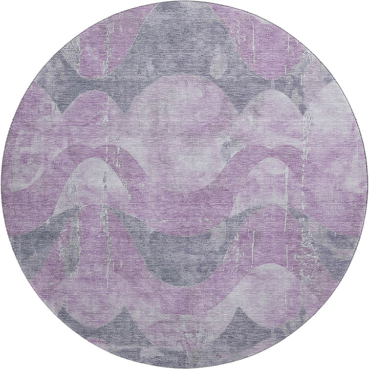 Premium Machine Washable Maag AMF1786 Swirls Rug