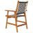 Acacia Patio Dining Armchair with Cushion