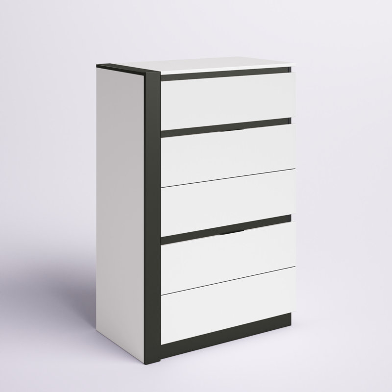 Carilla 31.5" W 5-Drawer Modern Dresser