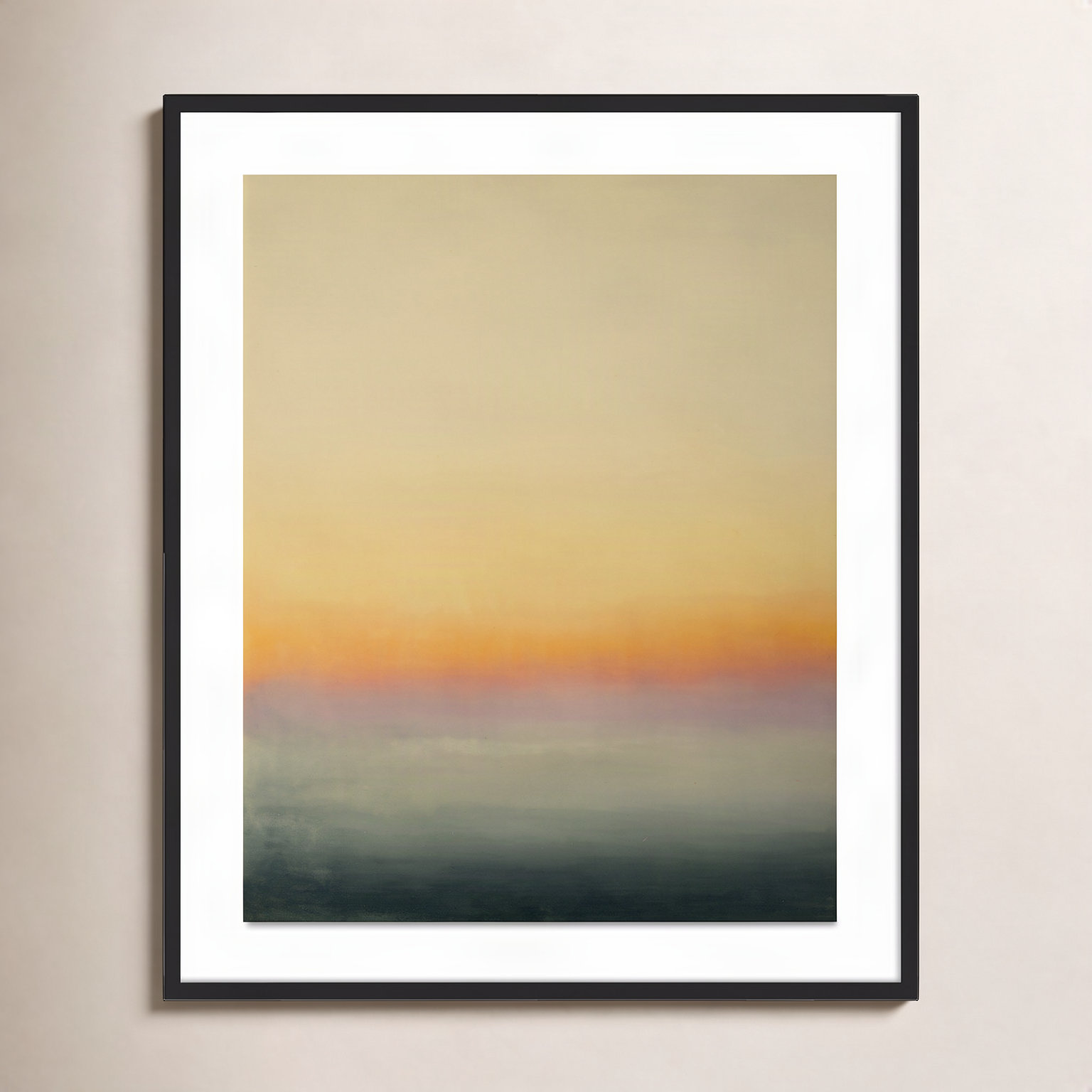 Ericka Wolf "Risk" Print, 40" H x 33" W x 2.5" D, Black